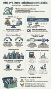 P:E-luku infografiikka